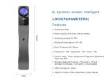 H30Ai 3d Face Recognition Smart Door Lock Mortise Alexa Voice Tuya App Remote Wifi Intelligent Fingerprint Lock - 图片 2