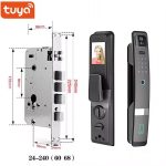 Enrique Tuya 3D Face Recognition Waterproof Smart Entrance Lock WiFi App Control Biometric Grade Security Aluminum Alloy for /Black/Grey/Bronze - 图片 4