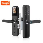 2026Factory Price Tuya Smart WiFi Fingerprint Door Lock with Cats Eye Camera + Screen HR06P - 图片 3