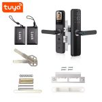 2026Factory Price Tuya Smart WiFi Fingerprint Door Lock with Cats Eye Camera + Screen HR06P - 图片 5