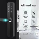 Automatic Security Safe Smart Door Lock TTlock Tuya WiFi App Remote Control Smart Lock for Front Door Fingerprint - 图片 3