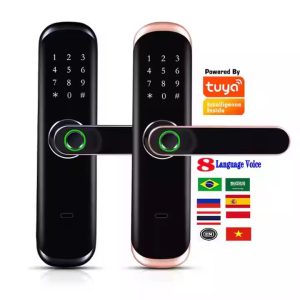 Fingerprint/key/IC Card/Password/Remote Unlock Smart Door Lock Hotel Multiple Lock Bodies Smart Home Door Lock