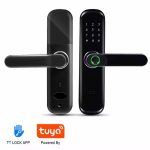 Fingerprint/key/IC Card/Password/Remote Unlock Smart Door Lock Hotel Multiple Lock Bodies Smart Home Door Lock - 图片 4