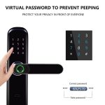 Fingerprint/key/IC Card/Password/Remote Unlock Smart Door Lock Hotel Multiple Lock Bodies Smart Home Door Lock - 图片 5