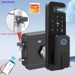 Fingerprint Lock 3D Face Recognition Tuya WiFI App Waterproof Outdoor Gate Passcode Rfid Card Keyless Electronic Smart Door Lock - 图片 2