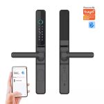 Waterproof Smart TTLock App Broken Bridge Intelligent Narrow Door Fingerprint Lock Tuya Wifi for Aluminum Sliding Door Lock