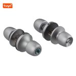 Cost Effective TUYA APP Smart Home System Keyless Fingerprint Smart Lock Round Door Knob for Wood Door Aluminum Alloy - 图片 5