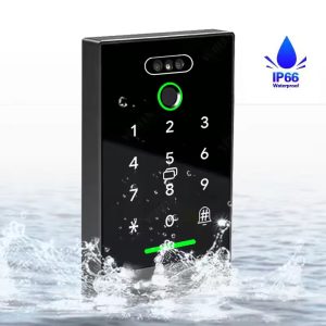 Full Touch Screen Keypad Rfid Waterproof Ttlock Bluetooth Face Fingerprint and Card Access Control Keypad