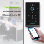 Full Touch Screen Keypad Rfid Waterproof Ttlock Bluetooth Face Fingerprint and Card Access Control Keypad - 图片 4